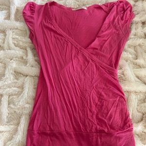 Faux wrap boutique top